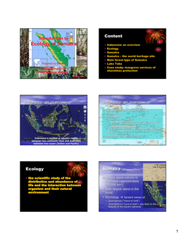 Ecology of Sumatra