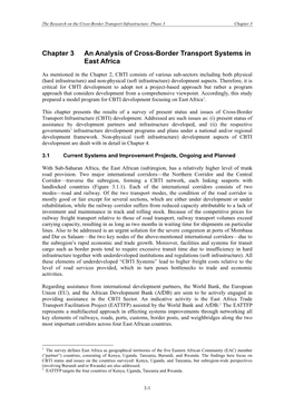 Chapter 3 an Analysis of Cross-Border Transport Systems in East Africa