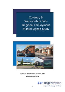 Coventry and Warwickshire Sub-Regional Employment Market