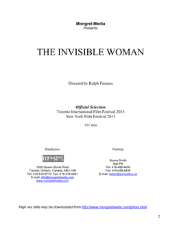 The Invisible Woman