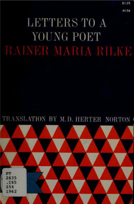 Rilke, Rainer Maria Letters to a Young Poet