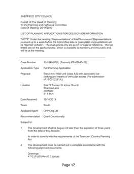 Page 17 4712 (P)203 Rev G (Elevations - Excepting External Plant Locations) 4712 SK01 (Boundary Wall)