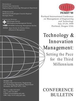 Technology & Innovation Management