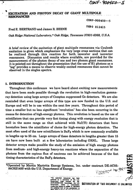 Excitation and Photon Decay of Giant Multipole Resonances