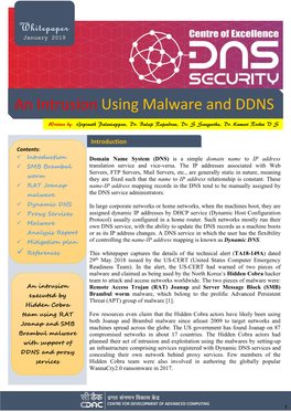 An Intrusion Using Malware and DDNS