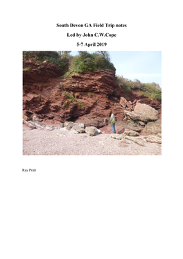 South Devon Geology Field Notes