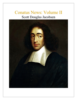 Conatus News: Volume II Scott Douglas Jacobsen