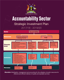 Accountability Sector Strategic Investment Plan 2017/18 - 2019/20