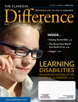 LEARNING DISABILITIES ENCOUNTER SUCCESS in the CLASSICAL CLASSROOM P