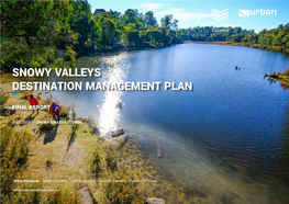 Snowy Valleys Destination Management Plan Final Report