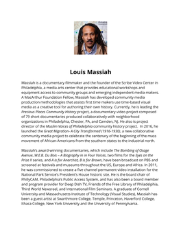 Louis Massiah