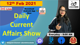 Daily Current Affairs Show