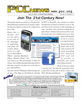 Join the 21St Century Now! This Month, Maybe Yes, Maybe No