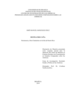 Resistencia Y Ron Clandestino En La Isla De Puerto Rico