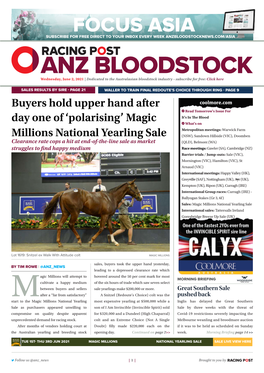 Focus Asia Subscribe for Free Direct to Your Inbox Every Week Anzbloodstocknews.Com/Asia
