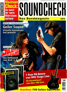 Ghelk: So Nutzt Ihr Eure Mikroforie SOON CHECK Optimal Das Bandmagazin� 031'0