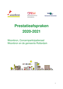 Prestatieafspraken 2020-2021