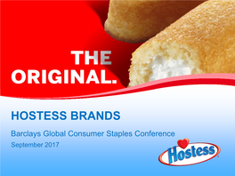 Hostess Brands Investor Presentation