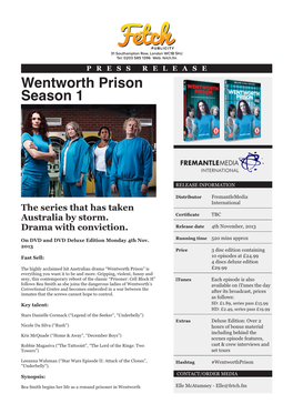 Wentworth Prison Season 1