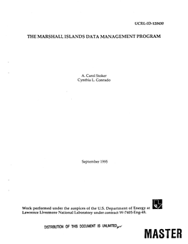 The Marshall Islands Data Management Program