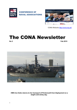 The CONA Newsletter No 2 Feb 2015