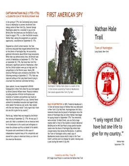 Nathan Hale Trail FIRST AMERICAN