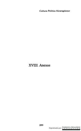 XVIII. Anexos
