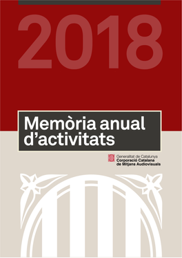 Memòria CCMA 2018