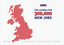 The Agenda for 300000 New Jobs