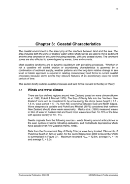 Chapter 3: Coastal Characteristics