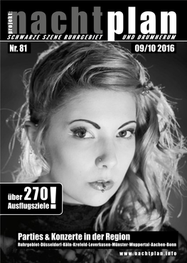 Nr. 81 09/10 2016 Parties & Konzerte in Der Region