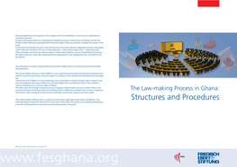 The Law-Making Process in Ghana