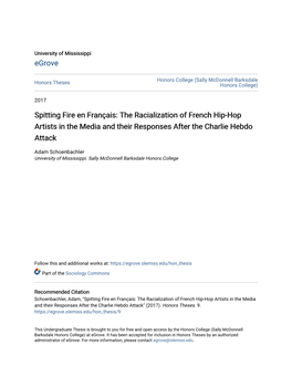 The Racialization of French Hip-Hop Artists in the Media and Their Responses After the Charlie Hebdo Attack