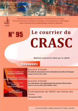 N° 95 Le Courrier Du CRASC