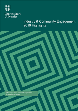 Industry & Community Engagement 2019 Highlights