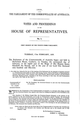 House of Representatives