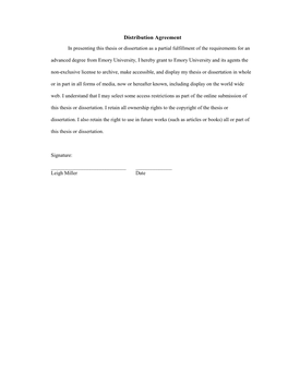 Distribution Agreement