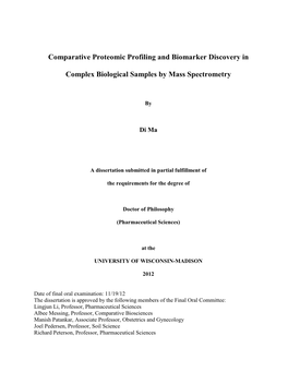 Development of Mass Spectrometry