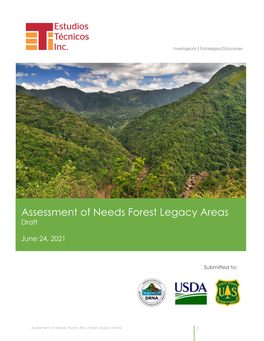 Assessment of Needs Forest Legacy Areas Draft