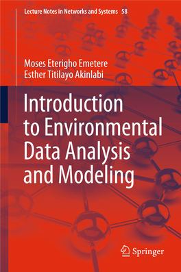 Introduction to Environmental Data Analysis and Modeling Lecture Notes in Networks and Systems