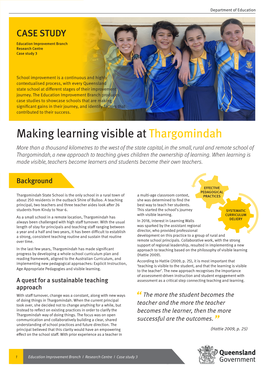 Case Study—Making Learning Visible at Thargomindah