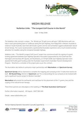 Media Release