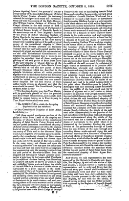 The London &Azette, October 8, 1895