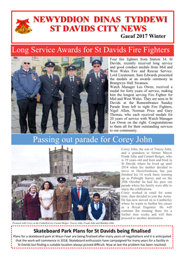 Newyddion Dinas Tyddewi St Davids City News