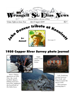 Wrangell St. Elias News July & August 2009 Page 1