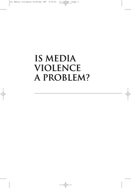 AI Media Violence Problem INT 8/9/01 11:25 AM Page 1