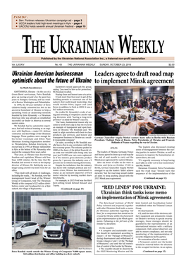 The Ukrainian Weekly, 2016