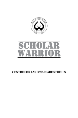 Scholar Warrior -Autumn 2019