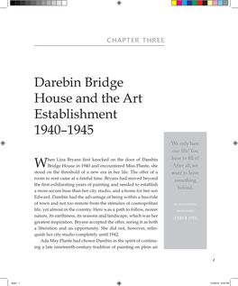Darebin Bridge House and the Art Establishment 1940–1945