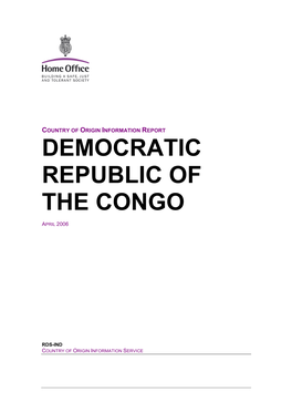 Congo-Kinshasa April 2006